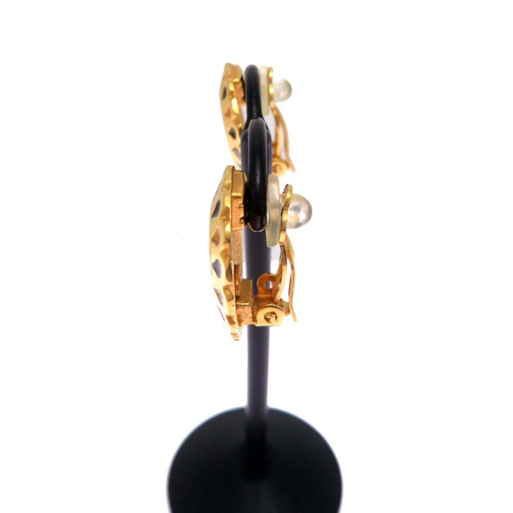 CHANEL Authentic Gold Earrings - Picture 3 of 7